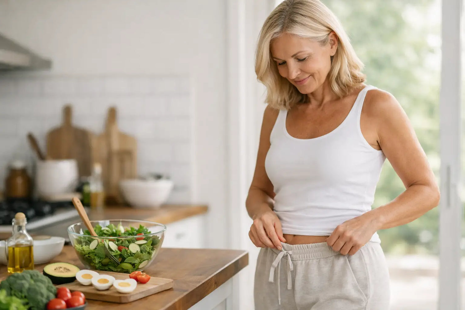 A Realistic Weight Loss Example in Menopause